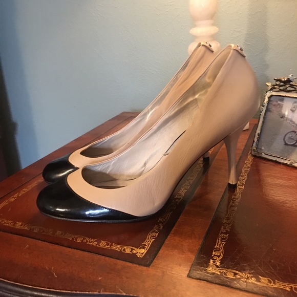 MICHAEL Michael Kors Shoes - Michael Kors Classic Black and Tan Heels